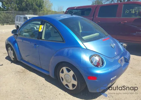 1998 Volkswagen New Beetle Tdi из США, поврежденный, VIN 3VWBF61C7WM008781